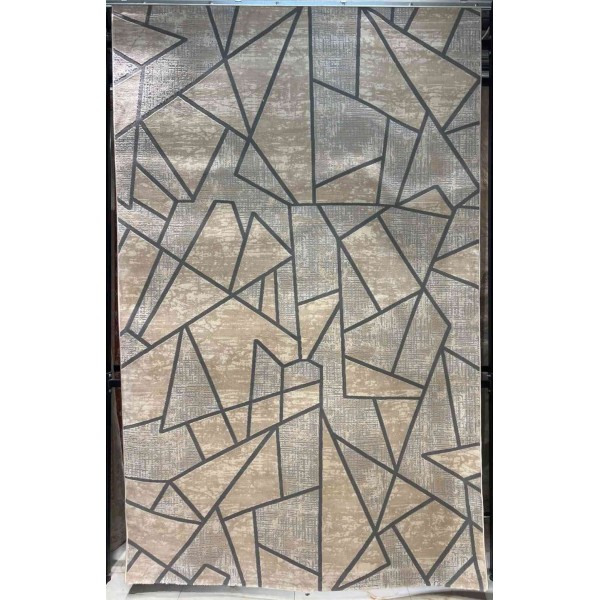 سجاد تركي ميلاس 9902A رصاصي كريم مقاس 300*400