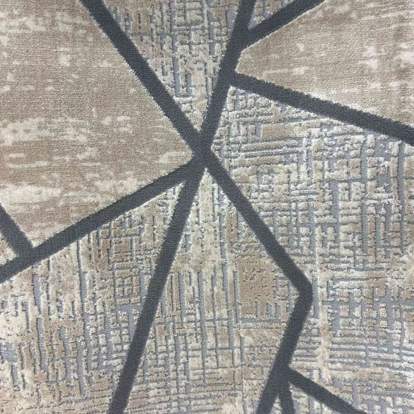 سجاد تركي ميلاس 9902A رصاصي كريم مقاس 300*400