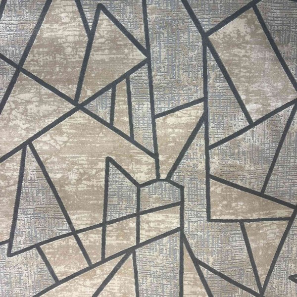 سجاد تركي ميلاس 9902A رصاصي كريم مقاس 300*400