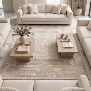 سجاد تركي ميلاس 9295C كريم مقاس 250*350