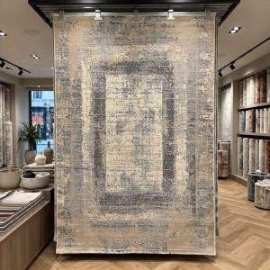 MILAS Turkish rug 9295C gray cream size 150*220