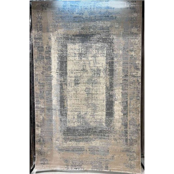 MILAS Turkish rug 9295C gray cream size 150*220
