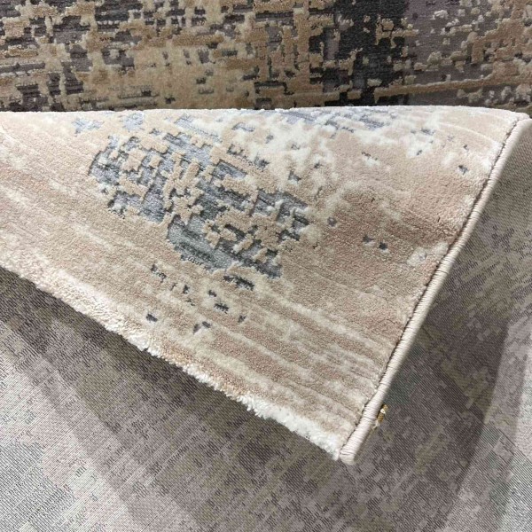 MILAS Turkish rug 9295C gray cream size 150*220