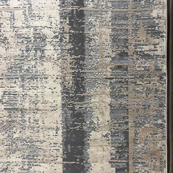 MILAS Turkish rug 9295C gray cream size 150*220