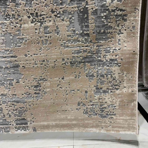 MILAS Turkish rug 9295C gray cream size 150*220