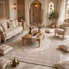 سجاد تركي ميلاس 9298E بيج كريم مقاس 150*230
