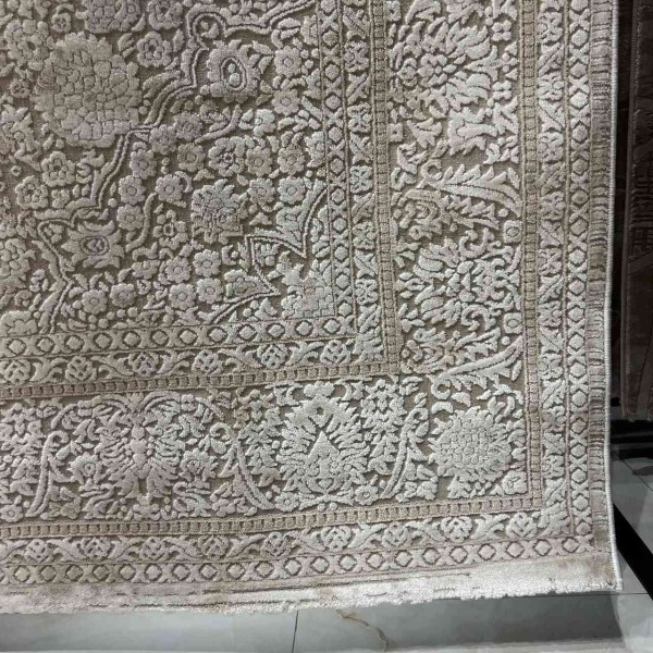 سجاد تركي ميلاس 9298E بيج كريم مقاس 150*230