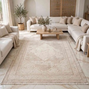 سجاد تركي ميلاس 9298E كريم مقاس 200*300