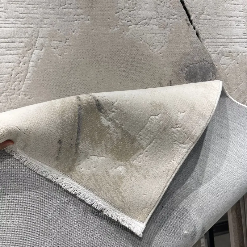 PEARL Turkish rug 42816A Cream black size 80*150