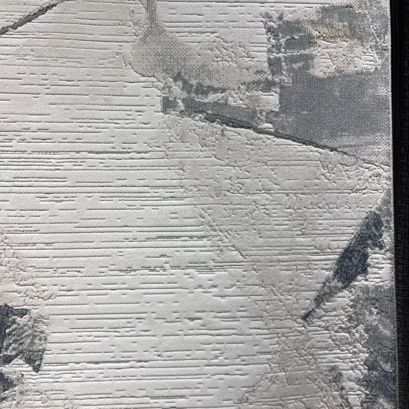 سجاد تركي برل 42816A كريم سماوي مقاس 50*80
