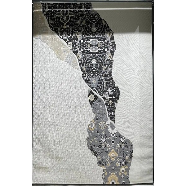 سجاد تركي محتشم 0113A كريم انتراسيت مقاس 150*220