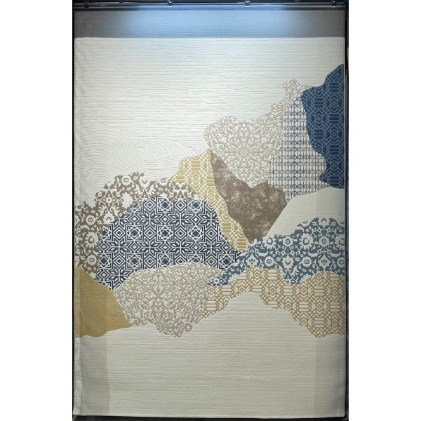 MUHTASHAM Turkish rug 0109A Cream blue size 250*350