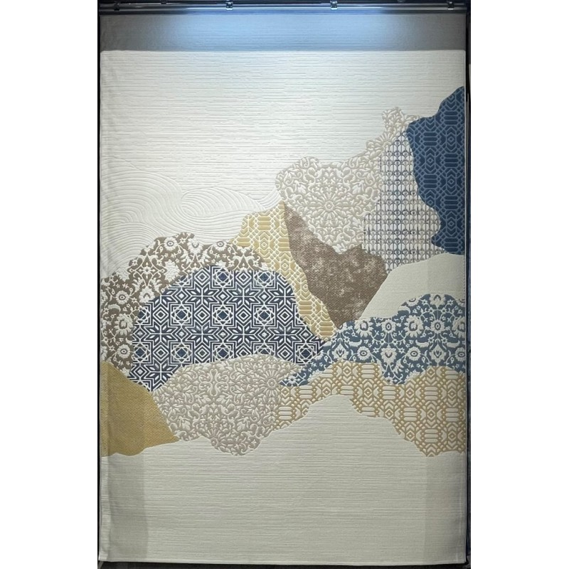 سجاد تركي محتشم 0109A كريم سماوي مقاس 50*80