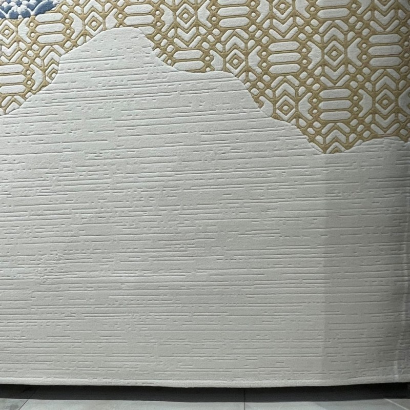 سجاد تركي محتشم 0109A كريم سماوي مقاس 50*80