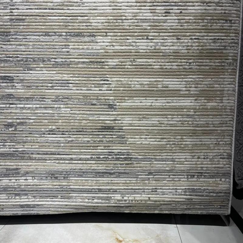 سجاد تركي محتشم 9684A كريم رصاصي فاتح مقاس 50*80