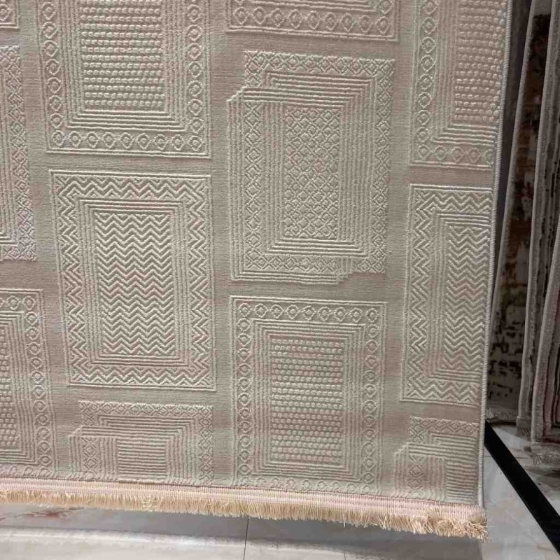 Modern Turkish Hotel Rug Novex 40383B cream Size 80*150