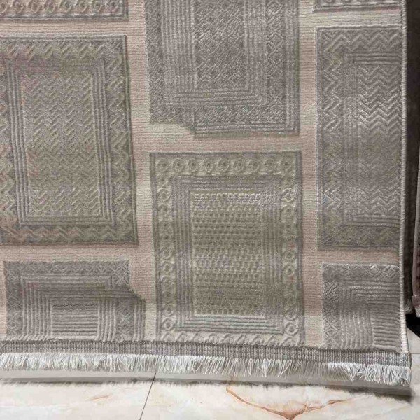 Modern Turkish Hotel Rug Novex 40383B gray Size 300*400