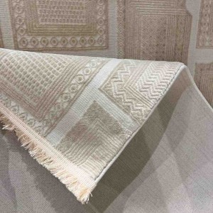 Modern Turkish Hotel Rug Novex 40383B new beige Size 50*80