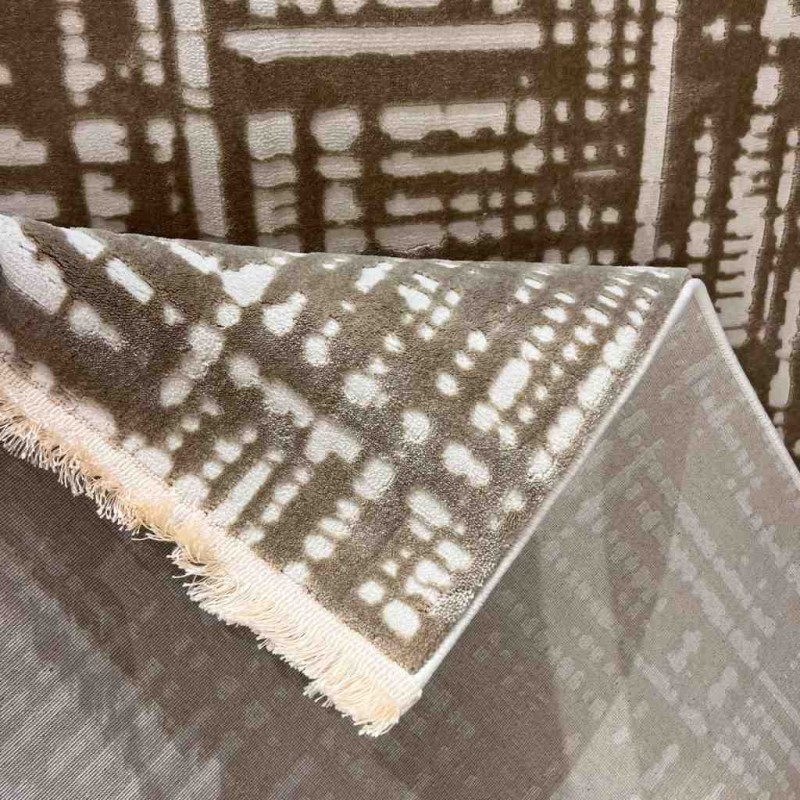 Modern Turkish Hotel Rug Novex 40385B Light beige Size 400*500