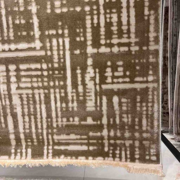 سجاد تركي مودرن فندقي نوفيكس 40385B بيج فاتح مقاس 80*150