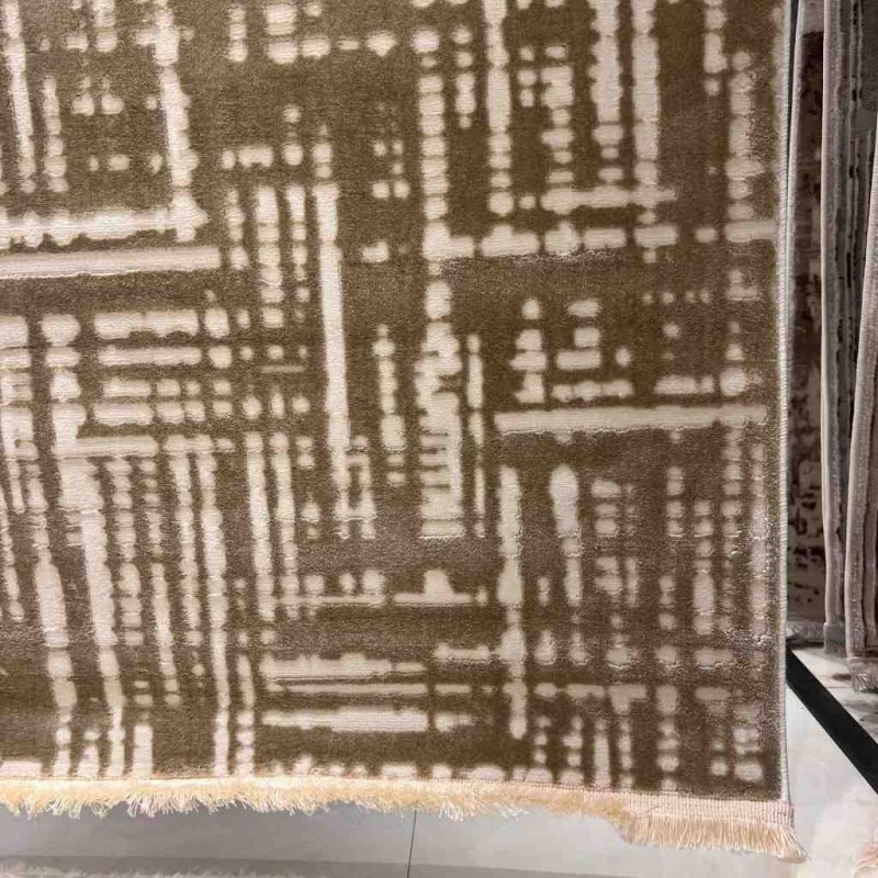 Modern Turkish Hotel Rug Novex 40385B Light beige Size 400*500