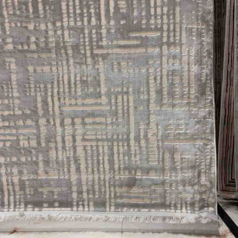 سجاد تركي مودرن فندقي نوفيكس 40385B رصاصي مقاس 200*300