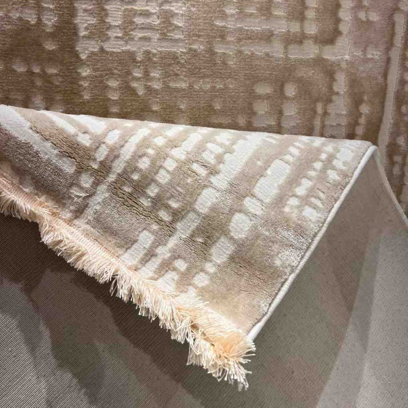 سجاد تركي مودرن فندقي نوفيكس 40385B بيج جديد مقاس 100*200