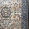 Turkish Bohemian RADA Rug KR12C BEIGE MULTI AQUA Size 150*220