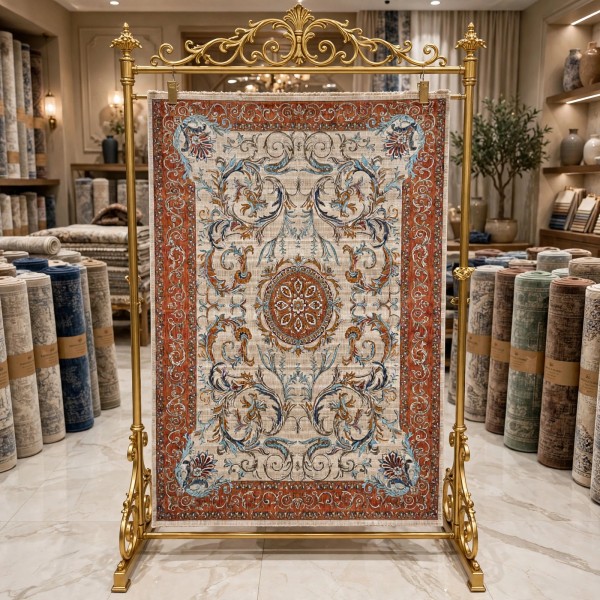 سجاد بوهيمي تركي رادا KR12C كريم زهري مقاس 50*80
