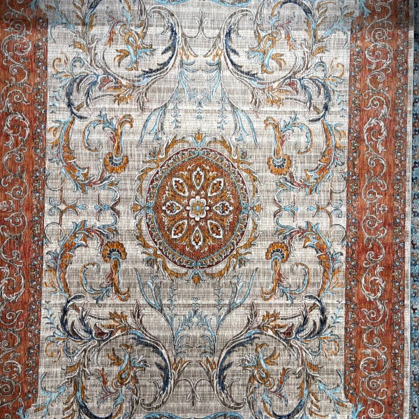 سجاد بوهيمي تركي رادا KR12C كريم زهري مقاس 50*80