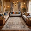Turkish Bohemian RADA Rug KR12C Dark beige Size 150*220