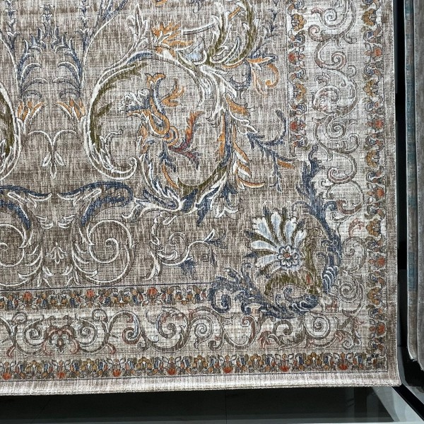 Turkish Bohemian RADA Rug KR12C Dark beige Size 150*220