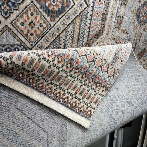 سجاد بوهيمي تركي رادا KG87A بيج غامق مقاس 150*220