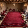 سجاد الهبه تركي سيلك نوماد B231A احمر كحلي مقاس 250*350
