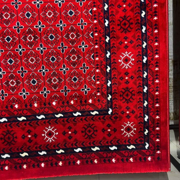 سجاد الهبه تركي سيلك نوماد B231A احمر كحلي مقاس 250*350