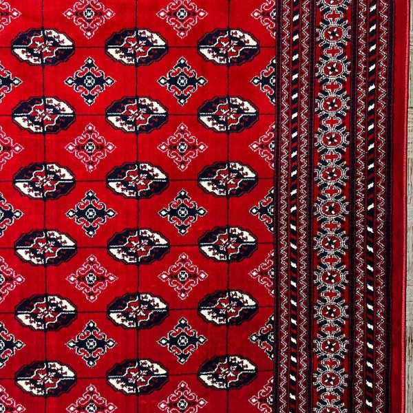 سجاد تركي سيلك نوماد B234A احمر كحلي مقاس 400*500