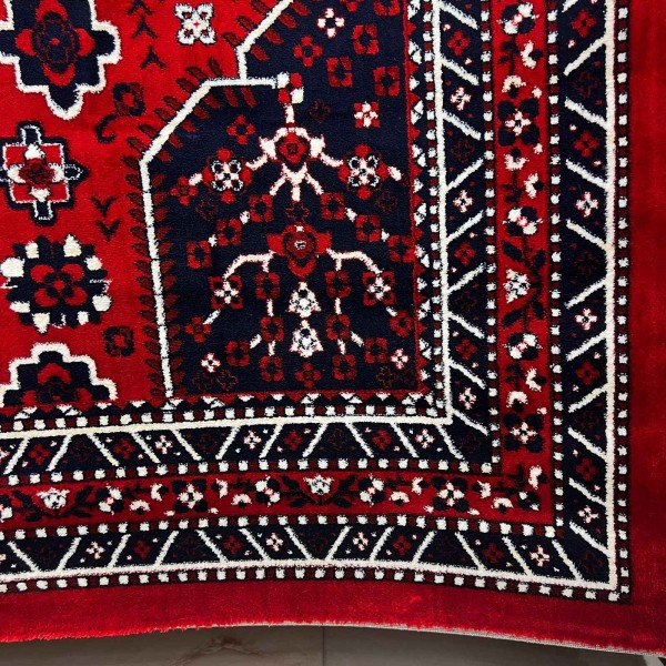 سجاد الهبه تركي سيلك نوماد B241A احمر كحلي مقاس 250*350