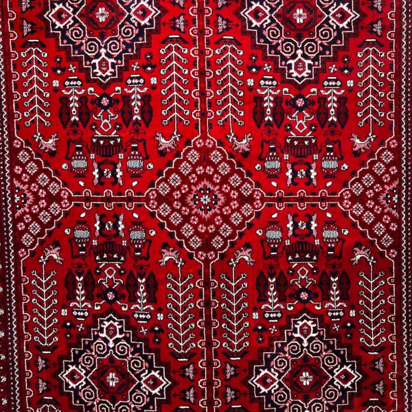 سجاد الهبه تركي سيلك نوماد B243A احمر كحلي مقاس 100*200
