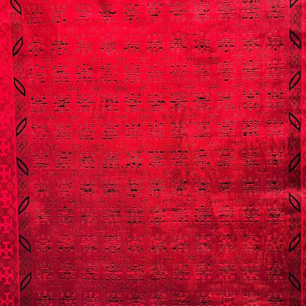 سجاد الهبه تركي سيلك نوماد C277A احمر اسود مقاس 100*200