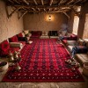 Turkish Silk Nomad Carpet C280A BORDO navy Size 100*200