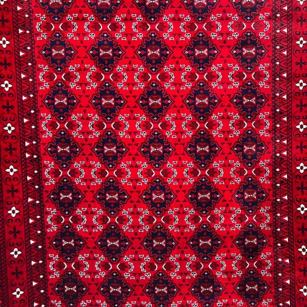 Turkish Silk Nomad Carpet C280A BORDO navy Size 100*200