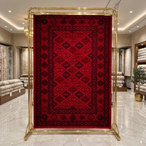 Turkish Silk Nomad Carpet C283A RED BLACK Size 300*400