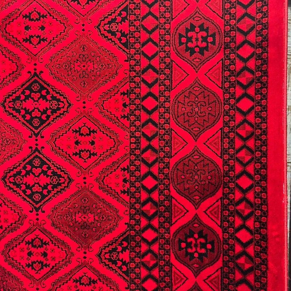 سجاد الهبه تركي سيلك نوماد C283A احمر اسود مقاس 150*220