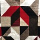 Turkish carpets Stark 73A red with beige and brown