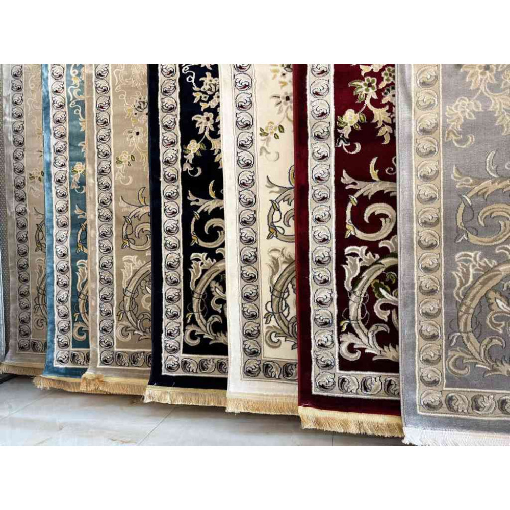 سجاد تركي سوبر انتيك كلاسيك سميك ناعم بيج مقاس  100*200