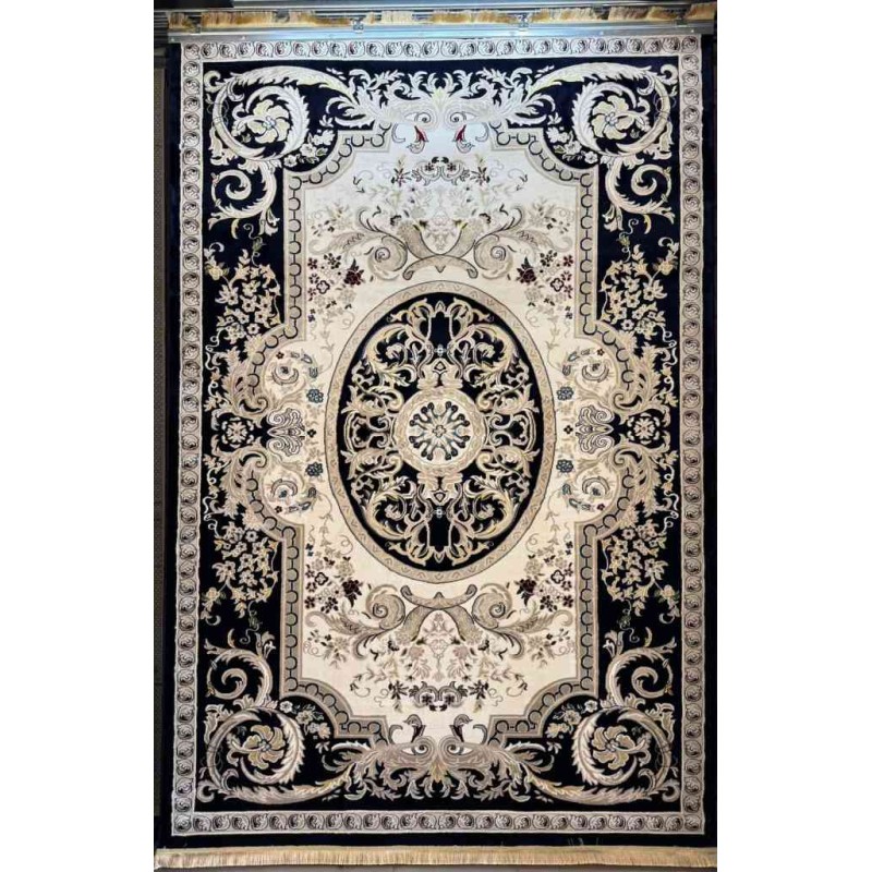 Super antique classic thick soft Navy Turkish rug size 100*200