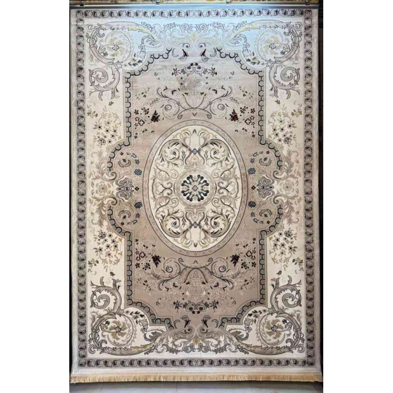 Super antique classic thick soft cream Turkish rug size 400*700