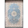 سجاد تركي سوبر شيراز P7242 سماوي مقاس  100*200