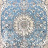 سجاد تركي سوبر شيراز P7242 سماوي مقاس  100*200