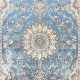 سجاد تركي سوبر شيراز P7242 سماوي مقاس 100*500